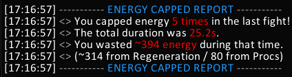 Аддон Energy Capped для разбойника wow 4.3.4 